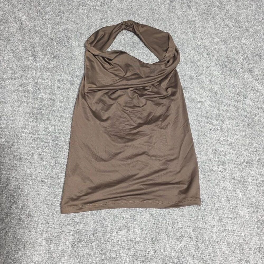 Women's Cowl Halter Tank Top